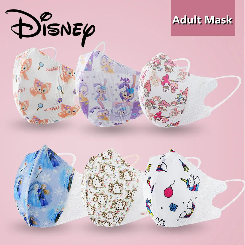 Disney 50PCS Adult 3D Stereo Face Masks Disposable 3-Layer Melt Blown Fabric Mouth Cover Cartoon Protective Masques Mascarillas
Disney 50PCS Adult 3D Stereo Face Masks Disposable 3-Layer Melt Blown Fabric Mouth Cover Cartoon Protective Masques Mascarillas