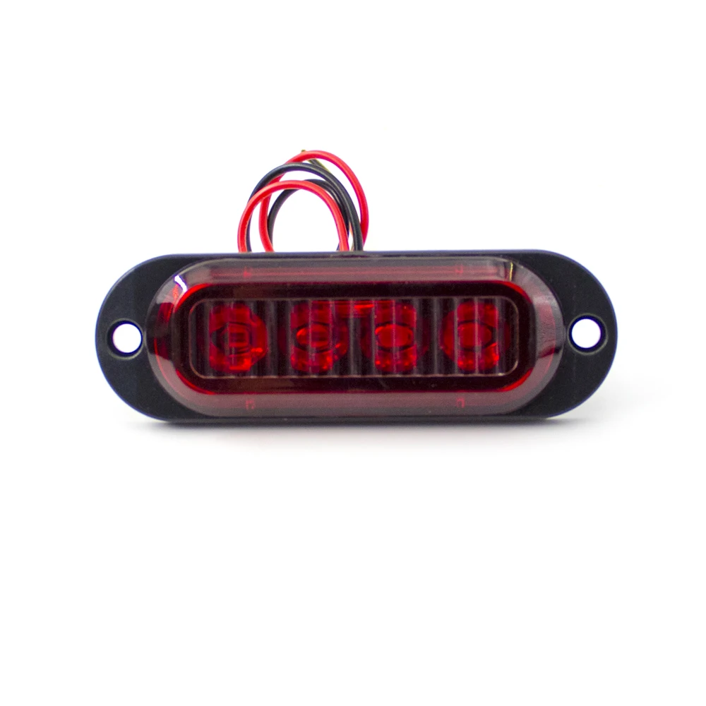 2X 4 LED 12V-24V Side Marker Warning Light Clearance Lamp Turn Signal Light Indicator Car Truck Trailer Van Lorry RV Caravans
2X 4 LED 12V-24V Side Marker Warning Light Clearance Lamp Turn Signal Light Indicator Car Truck Trailer Van Lorry RV Caravans