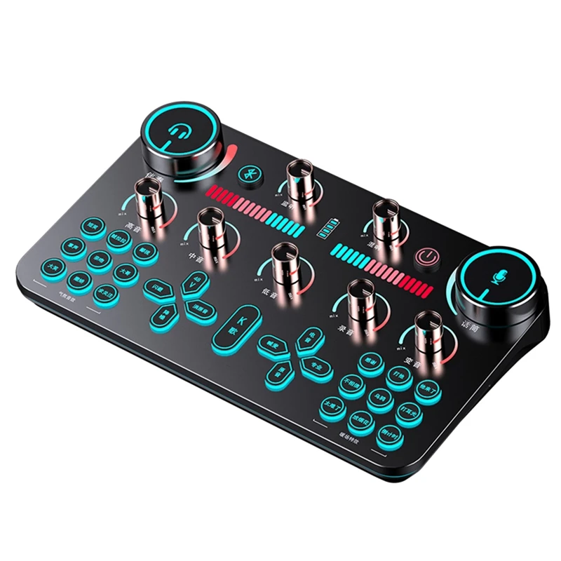 V20 Professional Sound Card, Bluetooth Speaker Subwoof Speaker Car Audio For Tiktok Live Streaming
V20 Professional Sound Card, Bluetooth Speaker Subwoof Speaker Car Audio For Tiktok Live Streaming