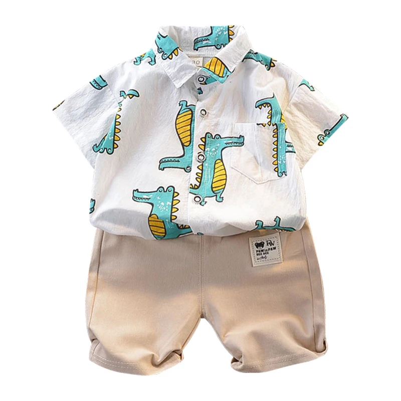 Mini Car 2022 Brand Cotton Baby Sets Dinosaur Fashion Summer Clothes Boy Shirt + Shorts Sets Toddler Clothing Baby Boy Clothes
Mini Car 2022 Brand Cotton Baby Sets Dinosaur Fashion Summer Clothes Boy Shirt + Shorts Sets Toddler Clothing Baby Boy Clothes