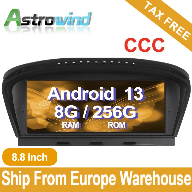 

8.8/12.5 inch 8G RAM Android 13 Car DVD Player GPS Navigation Media Stereo For BMW 3 Series E90 for BMW 5 Series E60 CCC