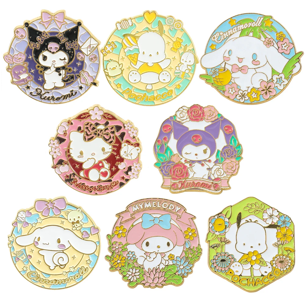 Sanrio Hello Kitty Cartoon Brooches Anime Enamel Lapel Pins Kuromi Cinnamoroll Melody Pompom Purin Kawaii Backpacks Metal Badge
Sanrio Hello Kitty Cartoon Brooches Anime Enamel Lapel Pins Kuromi Cinnamoroll Melody Pompom Purin Kawaii Backpacks Metal Badge
