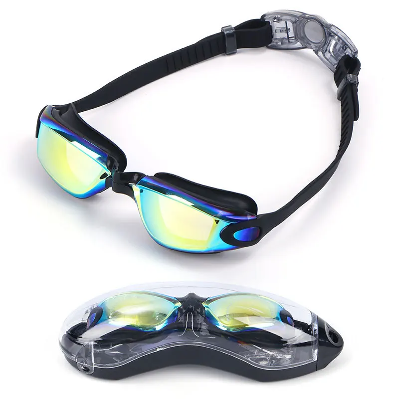 Silicone Swimming Goggles Men Women Electroplating Colorful Adjustable Professional Swimming Glasses Waterproof Anti-Uv
Silicone Swimming Goggles Men Women Electroplating Colorful Adjustable Professional Swimming Glasses Waterproof Anti-Uv