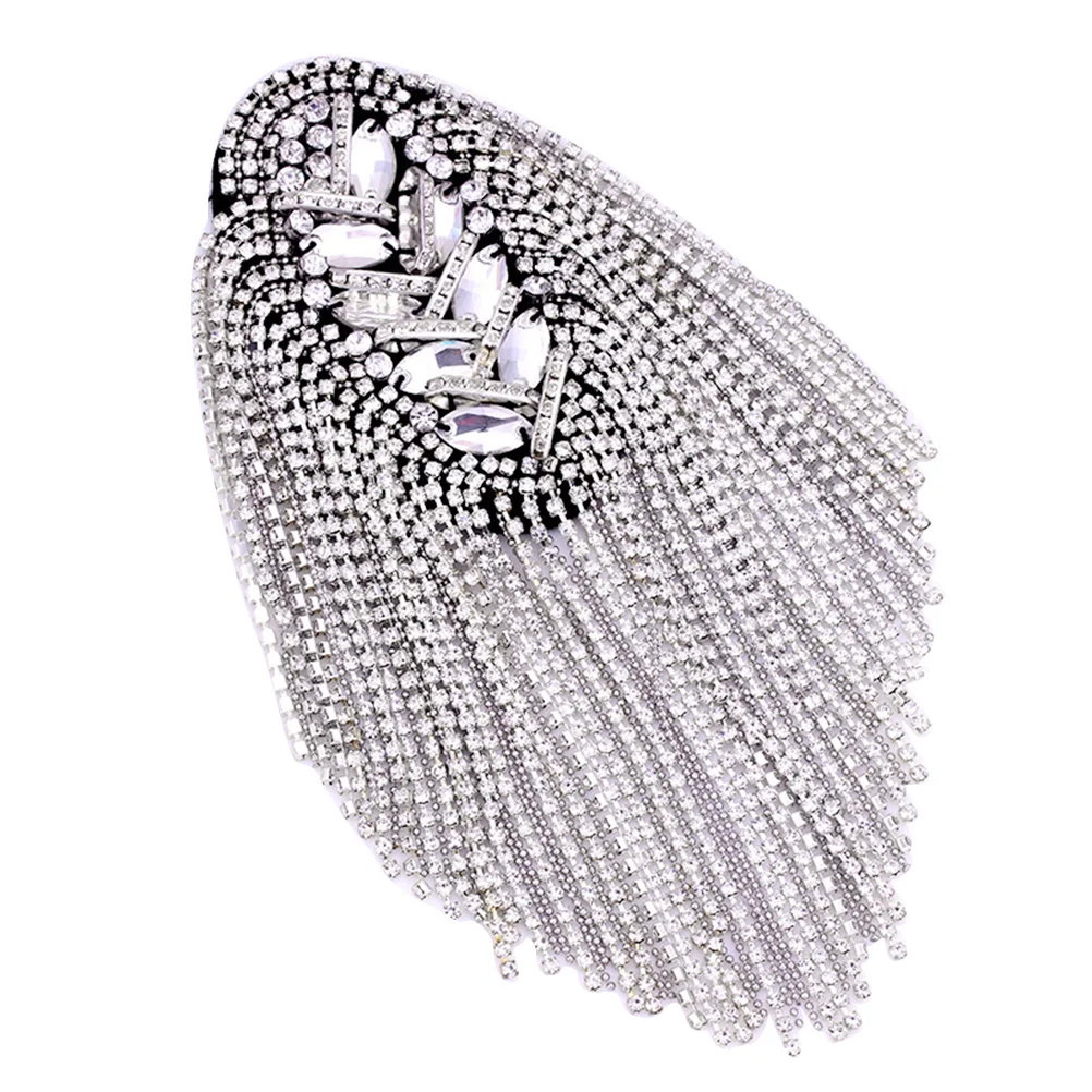 Shoulder Tassel Epaulets Epaulet Badge Epaulettes Fringe Men Rivet Boards Accessories Costume Diamond Uniform Arm Brooch Chain
Shoulder Tassel Epaulets Epaulet Badge Epaulettes Fringe Men Rivet Boards Accessories Costume Diamond Uniform Arm Brooch Chain