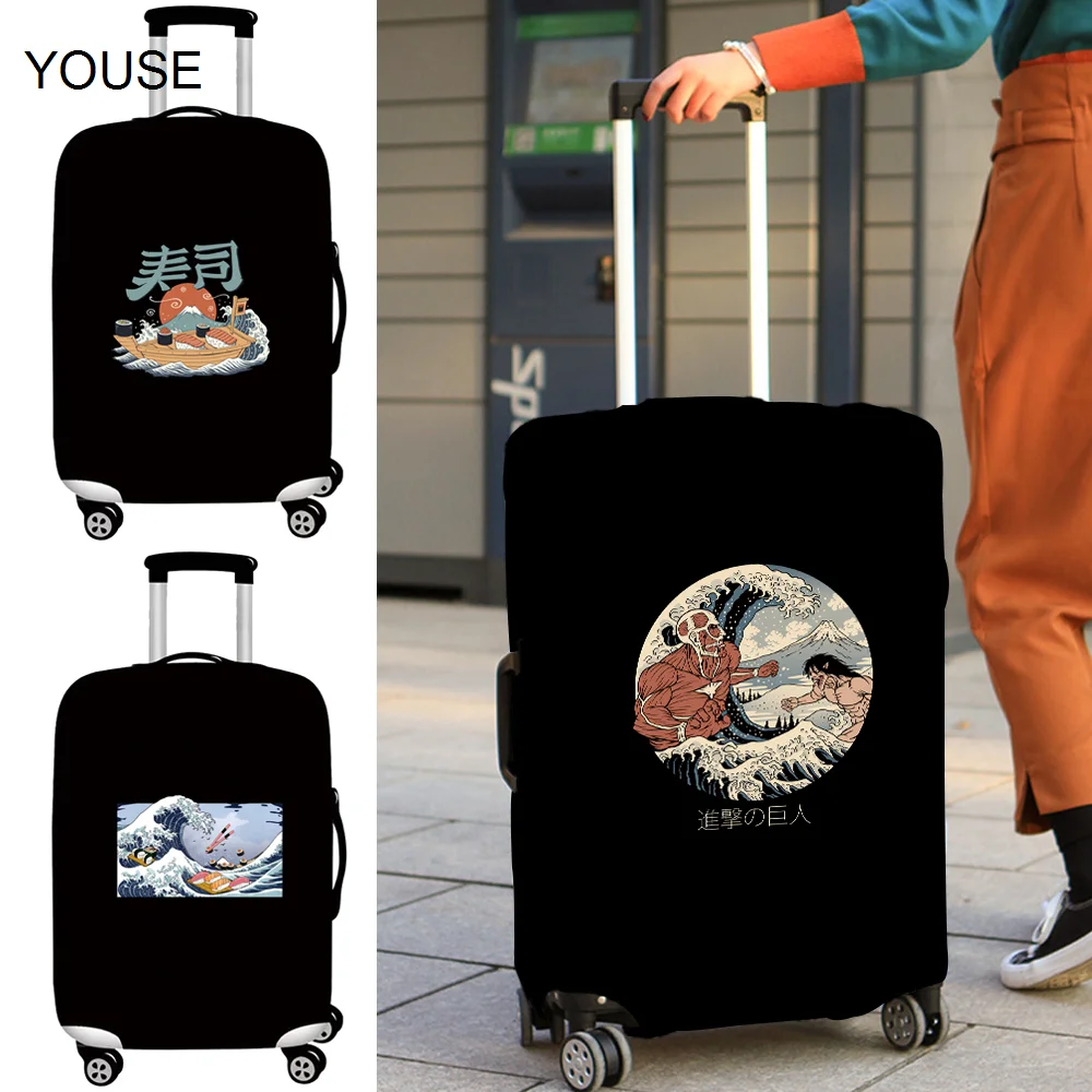 Elastic luggage protective cover wear-resistant and dust-proof corrugated printing protective cover size 18-28 travel
Elastic luggage protective cover wear-resistant and dust-proof corrugated printing protective cover size 18-28 travel