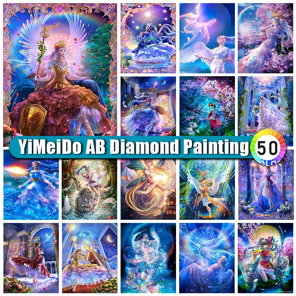 Набор для алмазной живописи YIMEIDO с изображением девушки Ангела из мультфильма AB, созвездия, крылья, алмазная вышивка ручной работы «сделай с...
Набор для алмазной живописи YIMEIDO с изображением девушки Ангела из мультфильма AB, созвездия, крылья, алмазная вышивка ручной работы «сделай с...