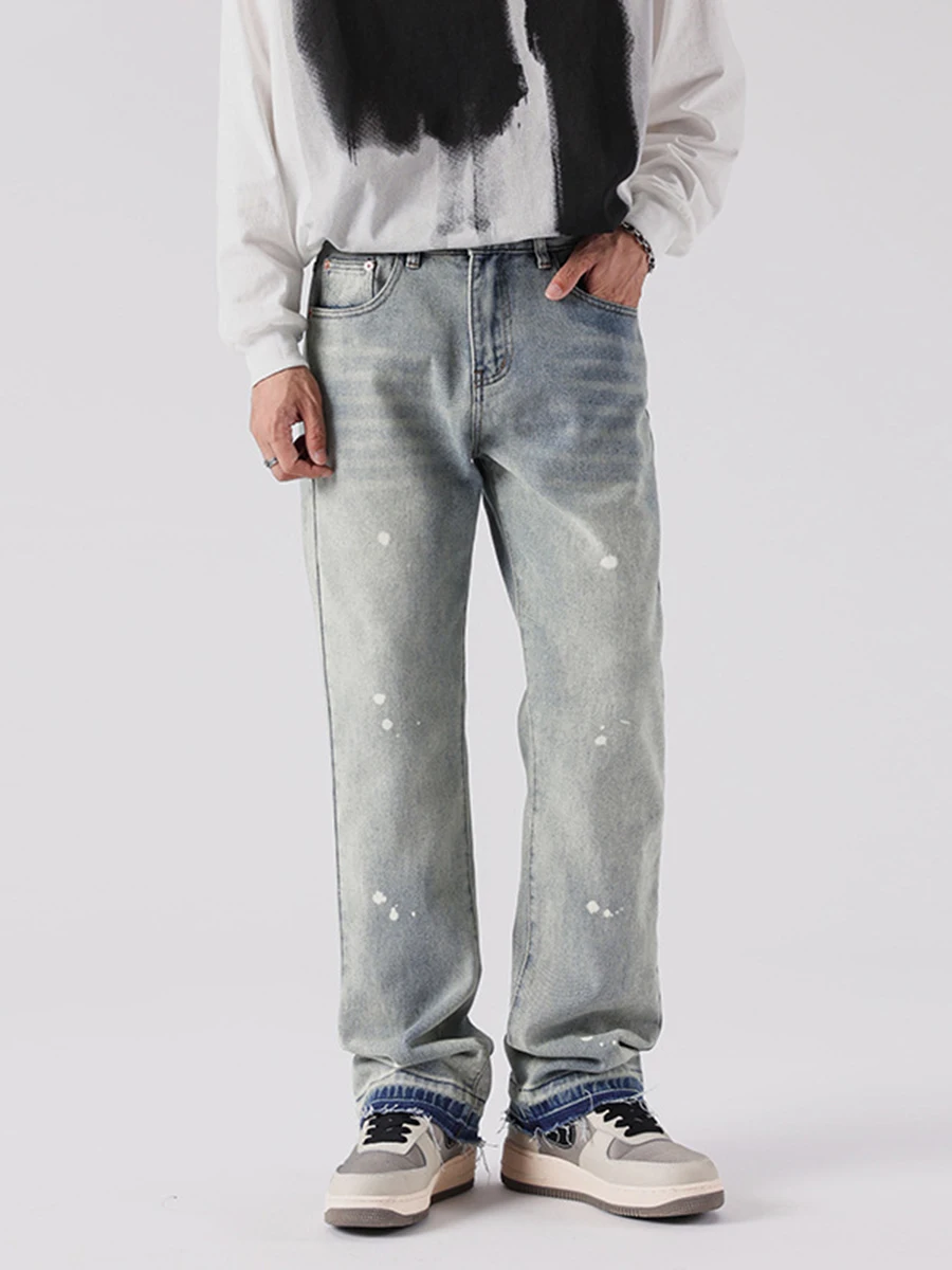 Four Seasons Jeans Vibe Style American High Street Ink Splashed Edge Washed Straight Trousers Streetwear Men Ins Hot Sale JEANS
Four Seasons Jeans Vibe Style American High Street Ink Splashed Edge Washed Straight Trousers Streetwear Men Ins Hot Sale JEANS