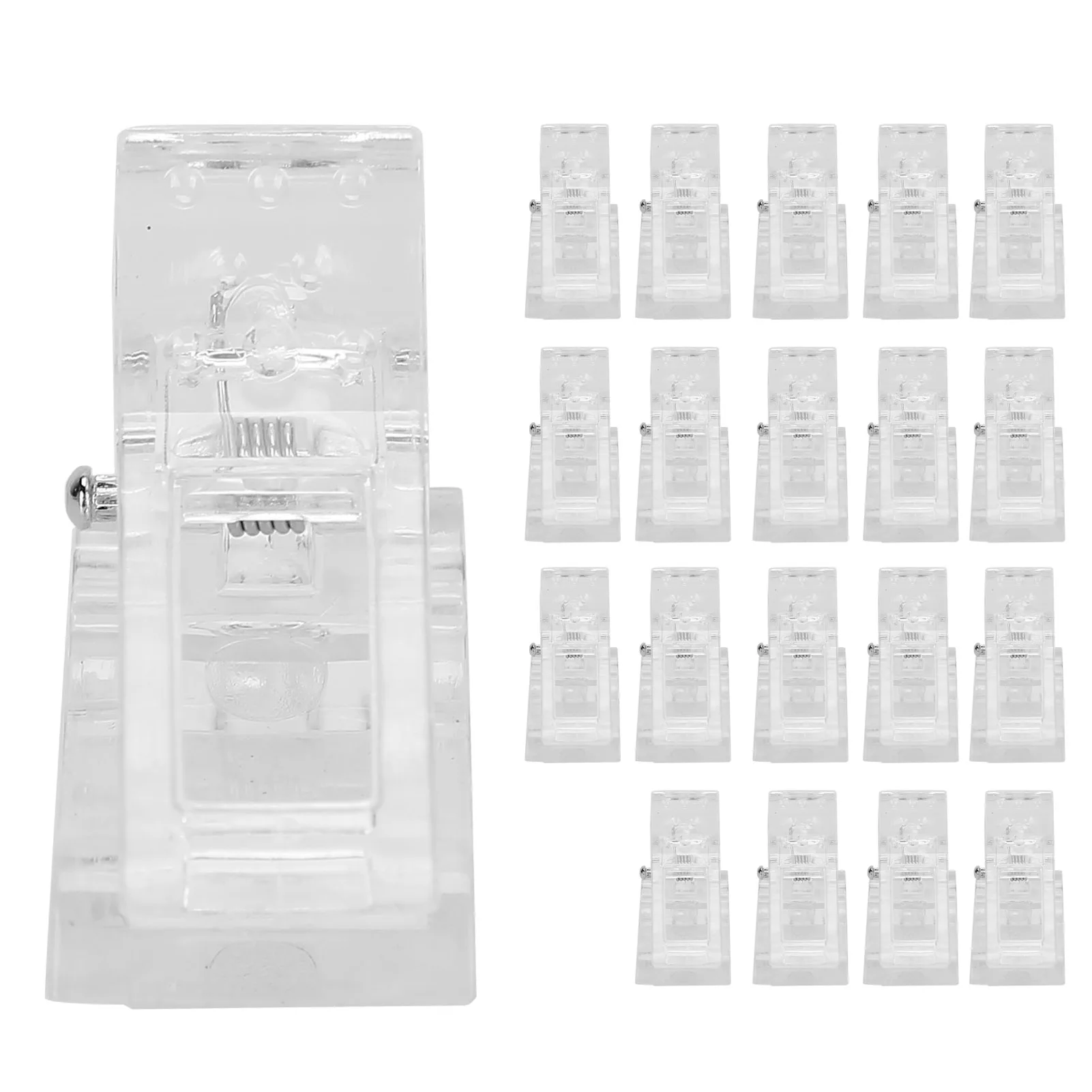 20Pcs Nail Tips Fixing Clip Polyester Resin Clamp Crystal Extension Glue Setting Clip Tool
20Pcs Nail Tips Fixing Clip Polyester Resin Clamp Crystal Extension Glue Setting Clip Tool