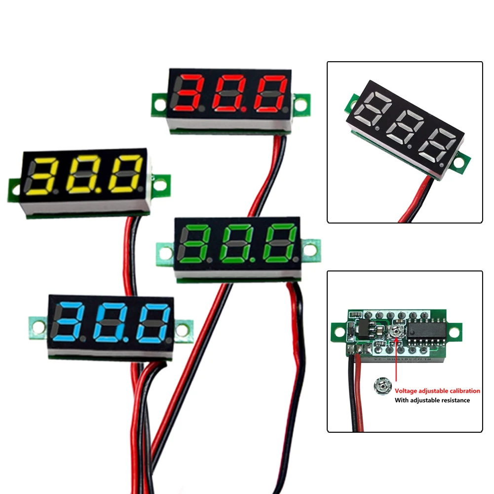 0.28-Inch LED Minimun Digital Voltmeter DC2.5-40V Reverse Connection Protection Power Voltage Tester Accessories Replacement
0.28-Inch LED Minimun Digital Voltmeter DC2.5-40V Reverse Connection Protection Power Voltage Tester Accessories Replacement