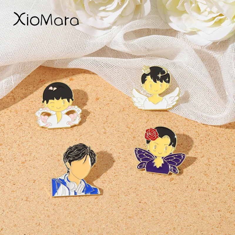 Japanese Yuzuru Hanyu Enamel Pin Kawaii Angel Badges Metal Backpack Button Lapel Pins Women Brooch Jewelry For Fans
Japanese Yuzuru Hanyu Enamel Pin Kawaii Angel Badges Metal Backpack Button Lapel Pins Women Brooch Jewelry For Fans