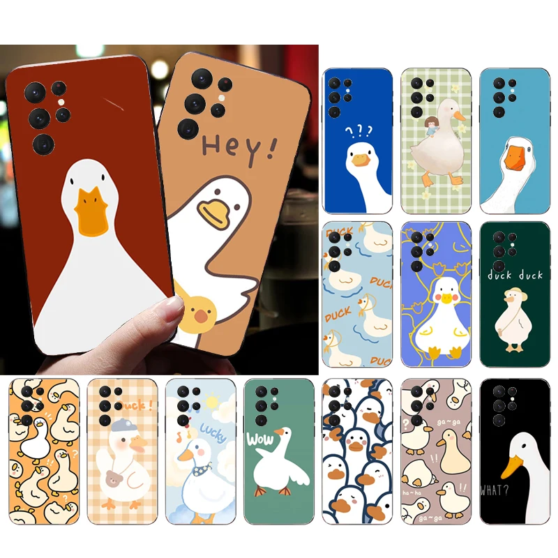 Phone Case for Samsung Galaxy S23 S22 S21 S20 Ultra S20 S22 S21 S10E S20FE Note 10Plus 20 Ultra Cute Duck Case 
Phone Case for Samsung Galaxy S23 S22 S21 S20 Ultra S20 S22 S21 S10E S20FE Note 10Plus 20 Ultra Cute Duck Case