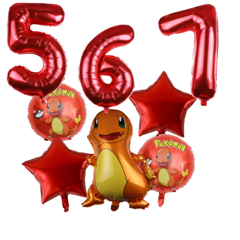 Children Happy Birthday Decoration Aluminium Foil Globos Pokémon Pikachu Charmander Saur Balloons Baby Shower Kids Gift Toys
Children Happy Birthday Decoration Aluminium Foil Globos Pokémon Pikachu Charmander Saur Balloons Baby Shower Kids Gift Toys