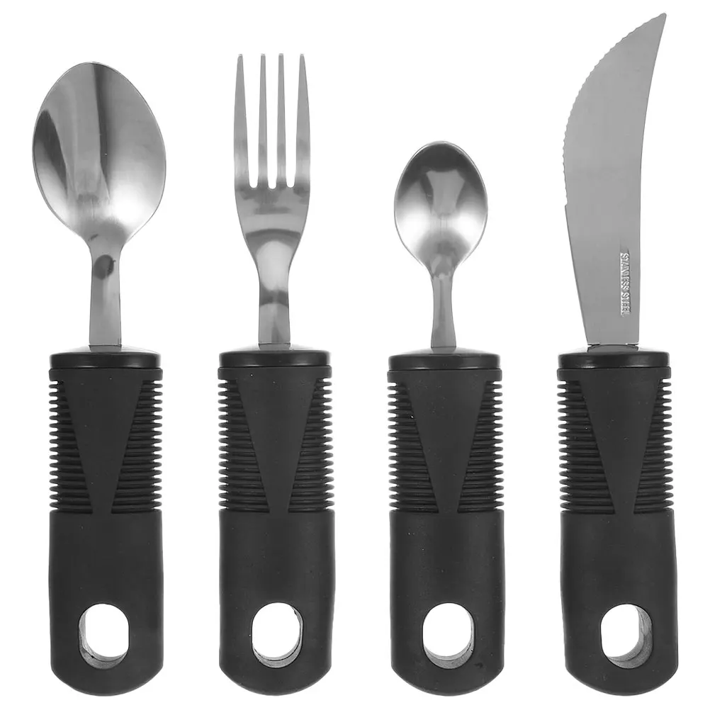 1 Set Adaptive Utensils Non-Weighted Utensils Non-Slip Handles Tableware For Disabled Adaptive Tableware Knife Fork Spoon Set
1 Set Adaptive Utensils Non-Weighted Utensils Non-Slip Handles Tableware For Disabled Adaptive Tableware Knife Fork Spoon Set