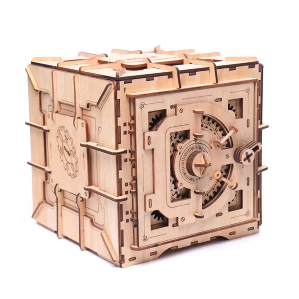 3D Wooden Puzzle Assembled Creative Mechanical Transmission Antique Jewelry Box Model Assembled Toy Gift
3D Wooden Puzzle Assembled Creative Mechanical Transmission Antique Jewelry Box Model Assembled Toy Gift