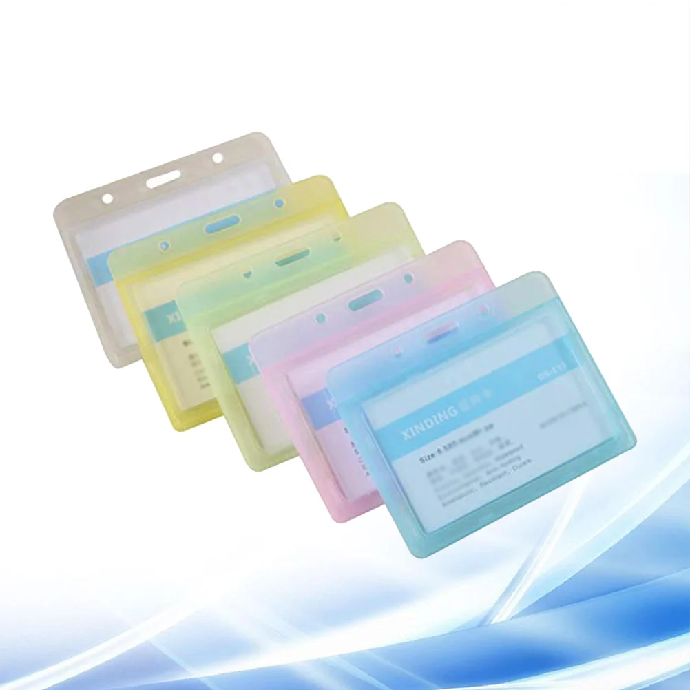 10pcs Waterproof Dull Polished Colored ID Holder for Office School (Random Color)
10pcs Waterproof Dull Polished Colored ID Holder for Office School (Random Color)
