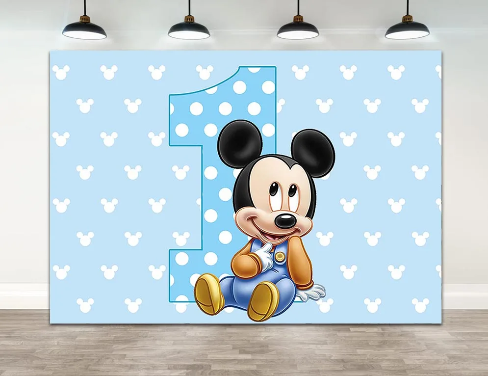 Фон для фотосъемки с изображением мультфильма «Микки Маус» 
Фон для фотосъемки с изображением мультфильма «Микки Маус»