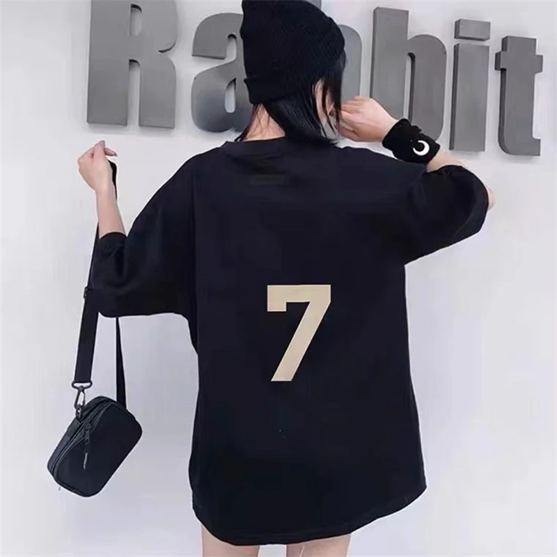 Season 7 High Street T-shirt Women Pure Cotton Hip Hop Tshirt Loose Fit Summer Men Tops Oversized Unisex Tees
Season 7 High Street T-shirt Women Pure Cotton Hip Hop Tshirt Loose Fit Summer Men Tops Oversized Unisex Tees
