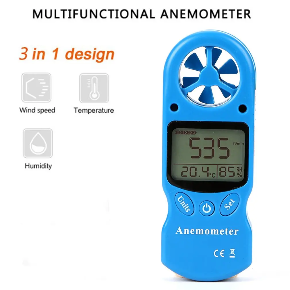TL-300 Mini Multipurpose Anemometer Digital Anemometer LCD Wind Speed Temperature Humidity Meter with Hygrometer Thermometer
TL-300 Mini Multipurpose Anemometer Digital Anemometer LCD Wind Speed Temperature Humidity Meter with Hygrometer Thermometer