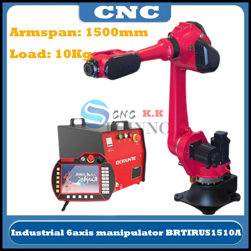 The CNC industrial 6axis manipulator welding automatic loading unloading handling palletizing Arm extension 1500mm 10Kg
The CNC industrial 6axis manipulator welding automatic loading unloading handling palletizing Arm extension 1500mm 10Kg