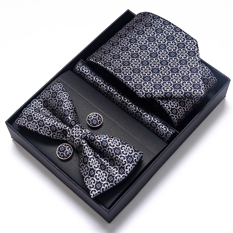 Hot sale 100% Silk Tie Hanky Pocket Squares Cufflink Set Bow Tie Necktie Box hombre Geometric Purple Formal Clothing Wedding
Hot sale 100% Silk Tie Hanky Pocket Squares Cufflink Set Bow Tie Necktie Box hombre Geometric Purple Formal Clothing Wedding