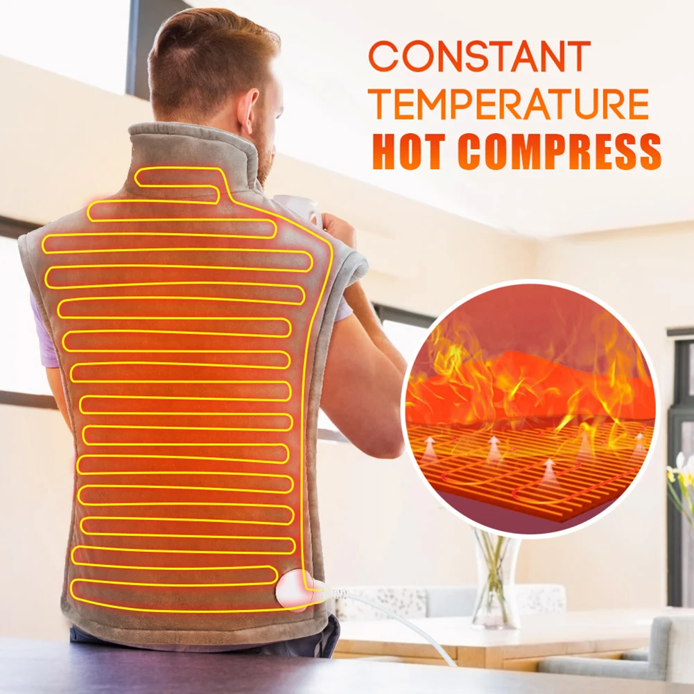Unisex Shawl Electric Heating Pad Electric Warmer Blanket Pain Relief Massage Household Supplies for Home Sofa Bed Seat Office
Unisex Shawl Electric Heating Pad Electric Warmer Blanket Pain Relief Massage Household Supplies for Home Sofa Bed Seat Office