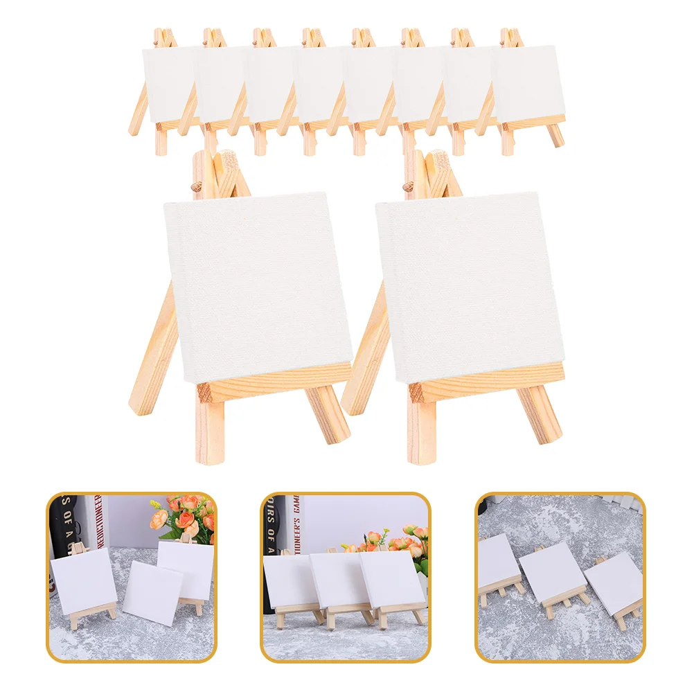18 Sets Kids' Easels Delicate Painting Canvas Delicate Wood Decor DIY Supplies Painting Canvas Delicate Mini Easel
18 Sets Kids' Easels Delicate Painting Canvas Delicate Wood Decor DIY Supplies Painting Canvas Delicate Mini Easel