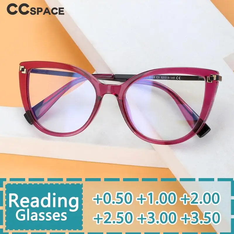 R56520 High Quality Fashion Women's Cat Eye Reading Glasses +1.00 +2.00 +3.00 Metal Spring Hinge Comfortable Presbyopic Glasses
R56520 High Quality Fashion Women's Cat Eye Reading Glasses +1.00 +2.00 +3.00 Metal Spring Hinge Comfortable Presbyopic Glasses
