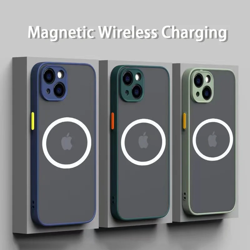 Luxury Magnetic For Magsafe Wireless Charge Phone Case For IPhone 13 14 12 11 Pro Max Mini X XR XS 14Plus Shockproof Armor Cover
Luxury Magnetic For Magsafe Wireless Charge Phone Case For IPhone 13 14 12 11 Pro Max Mini X XR XS 14Plus Shockproof Armor Cover