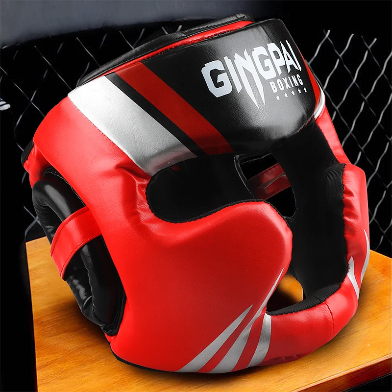 Защитный шлем MMA для бокса Аксессуары обучения детей и взрослых полноразмерные