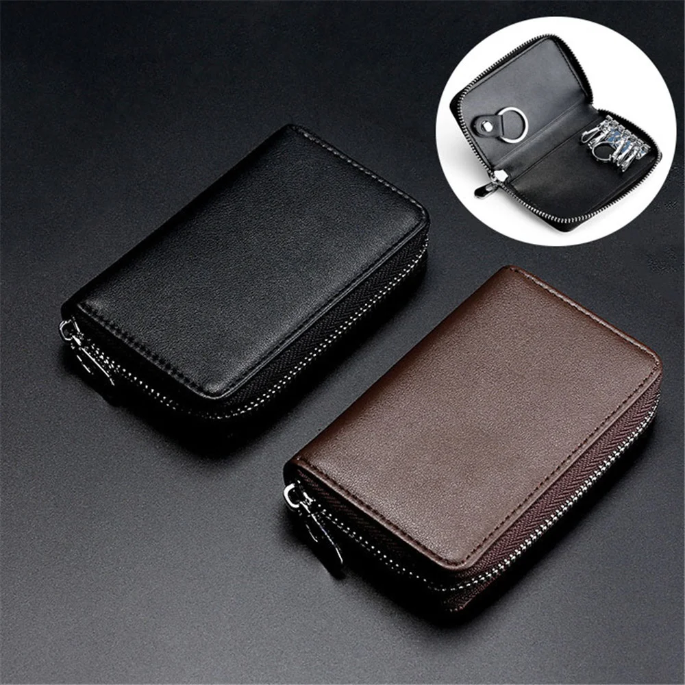 Portable PU Leather Housekeeper Holders Car Keychain Key Holder Bag Case Unisex Cover Simple Solid Color Storage Bag
Portable PU Leather Housekeeper Holders Car Keychain Key Holder Bag Case Unisex Cover Simple Solid Color Storage Bag