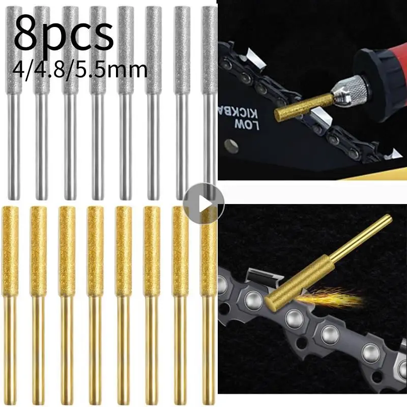 8PCS Diamond Chainsaw Sharpener Burr 4/4.8/5.5mm Chainsaw Sharpener Stone File Chain Saw Grinder Chain Saw Drill Sharpener Tool
8PCS Diamond Chainsaw Sharpener Burr 4/4.8/5.5mm Chainsaw Sharpener Stone File Chain Saw Grinder Chain Saw Drill Sharpener Tool