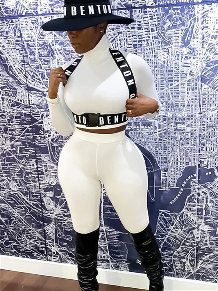 Yesikey Solid Color Top Trousers Two-Piece High Neck Skinny Long Sleeve School Bag Button Suspender Top and Hip Lift pants Set
Yesikey Solid Color Top Trousers Two-Piece High Neck Skinny Long Sleeve School Bag Button Suspender Top and Hip Lift pants Set