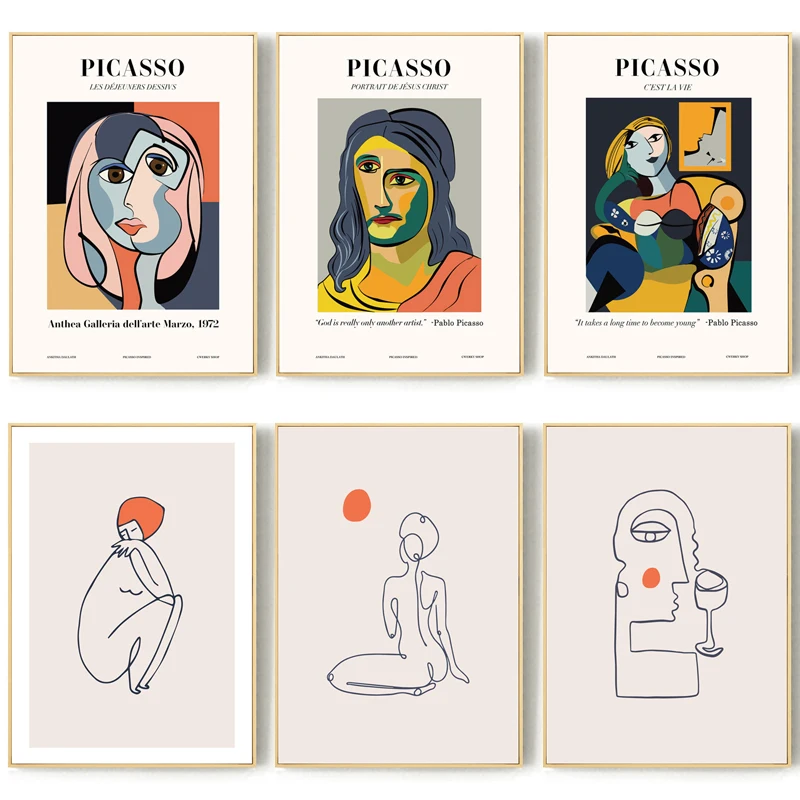 Abstract Picasso Figure Graffiti Canvas Painting Lines Woman Posters and Prints Nordic Art Wall Picture for Living Room Decor
Abstract Picasso Figure Graffiti Canvas Painting Lines Woman Posters and Prints Nordic Art Wall Picture for Living Room Decor