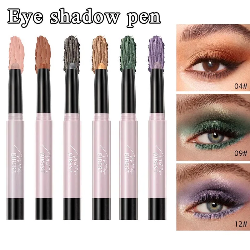 Shiny Pigment Cosmetics Glitter Matte Nude Eye Shadow Pencil Makeup Pearlescent Silkworm Eyeshadow Pen Lasting Waterproof
Shiny Pigment Cosmetics Glitter Matte Nude Eye Shadow Pencil Makeup Pearlescent Silkworm Eyeshadow Pen Lasting Waterproof