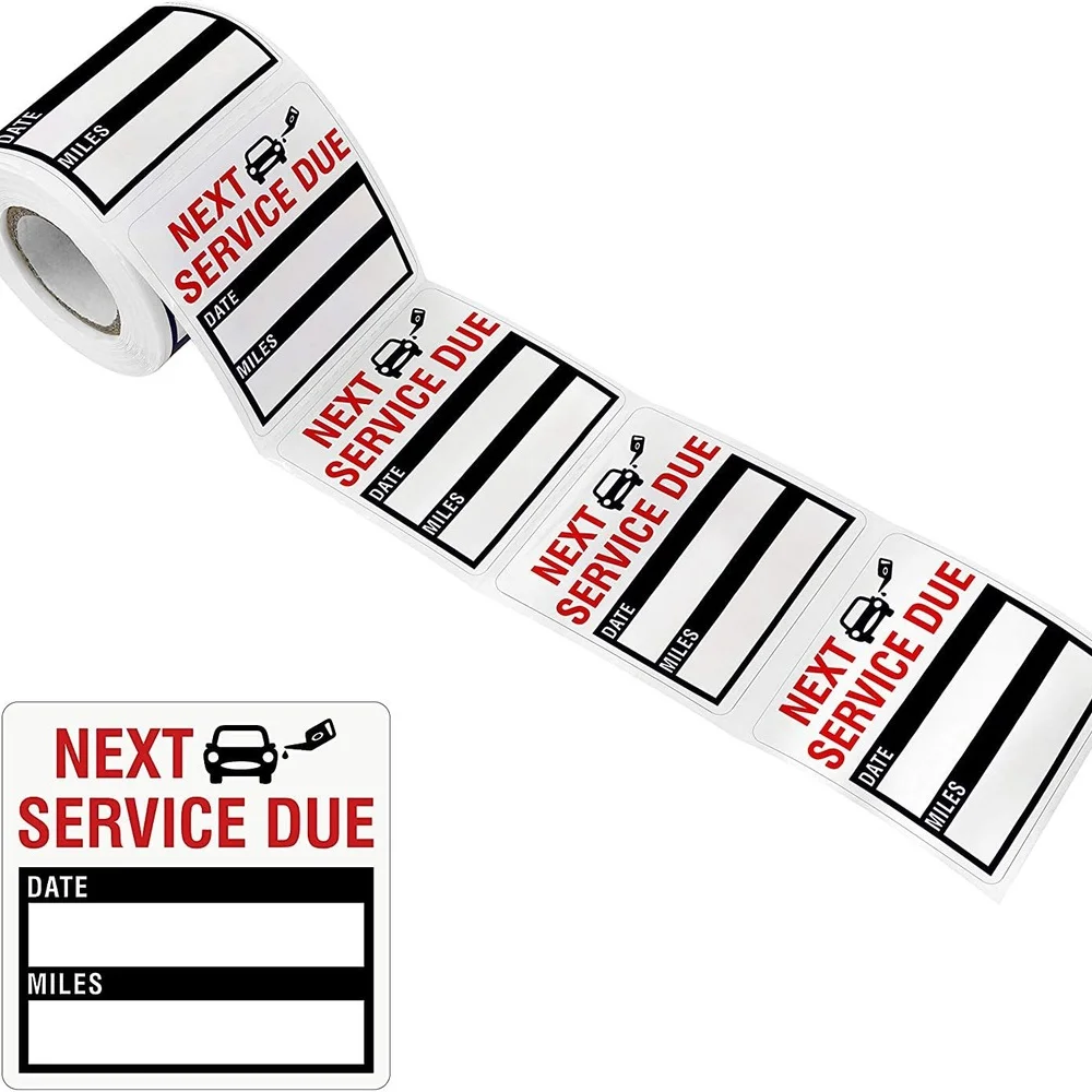 Car Reminder Label Car Oil Change and Maintenance Service Reminder Decorative Sticker Tape 150 Pcs/roll 300 Pcs/roll Wholesale
Car Reminder Label Car Oil Change and Maintenance Service Reminder Decorative Sticker Tape 150 Pcs/roll 300 Pcs/roll Wholesale