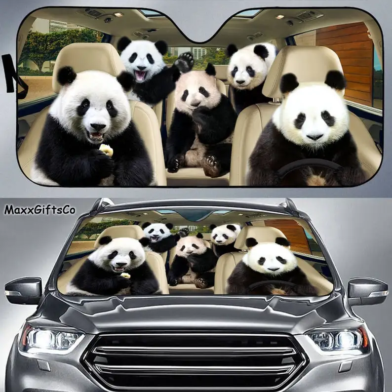 Panda Car Sun Shade, Panda Windshield, Panda Family Sunshade, Panda Car Accessories, Panda Lovers Gift, Panda Car Decoration
Panda Car Sun Shade, Panda Windshield, Panda Family Sunshade, Panda Car Accessories, Panda Lovers Gift, Panda Car Decoration
