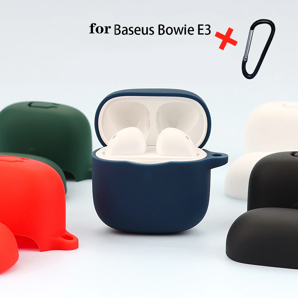 Чехол с крючком для Baseus Bowie E3, противоударный силиконовый беспроводной чехол с Bluetooth для Baseus E3 TWS, защитный чехол, чехлы
Чехол с крючком для Baseus Bowie E3, противоударный силиконовый беспроводной чехол с Bluetooth для Baseus E3 TWS, защитный чехол, чехлы