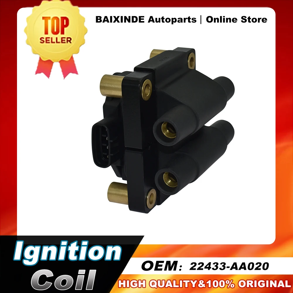 OEM 22433-AA020 Ignition Coil For Car Accessories Auto Parts High Quality 
OEM 22433-AA020 Ignition Coil For Car Accessories Auto Parts High Quality