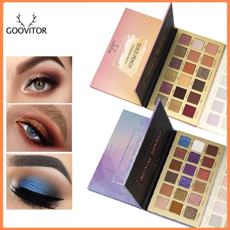 New Arrival Waterproof Charming Eyeshadow 18 Colors Palette Make Up Palette Matte Shimmer High Pigmented Eye Shadow Powder
New Arrival Waterproof Charming Eyeshadow 18 Colors Palette Make Up Palette Matte Shimmer High Pigmented Eye Shadow Powder