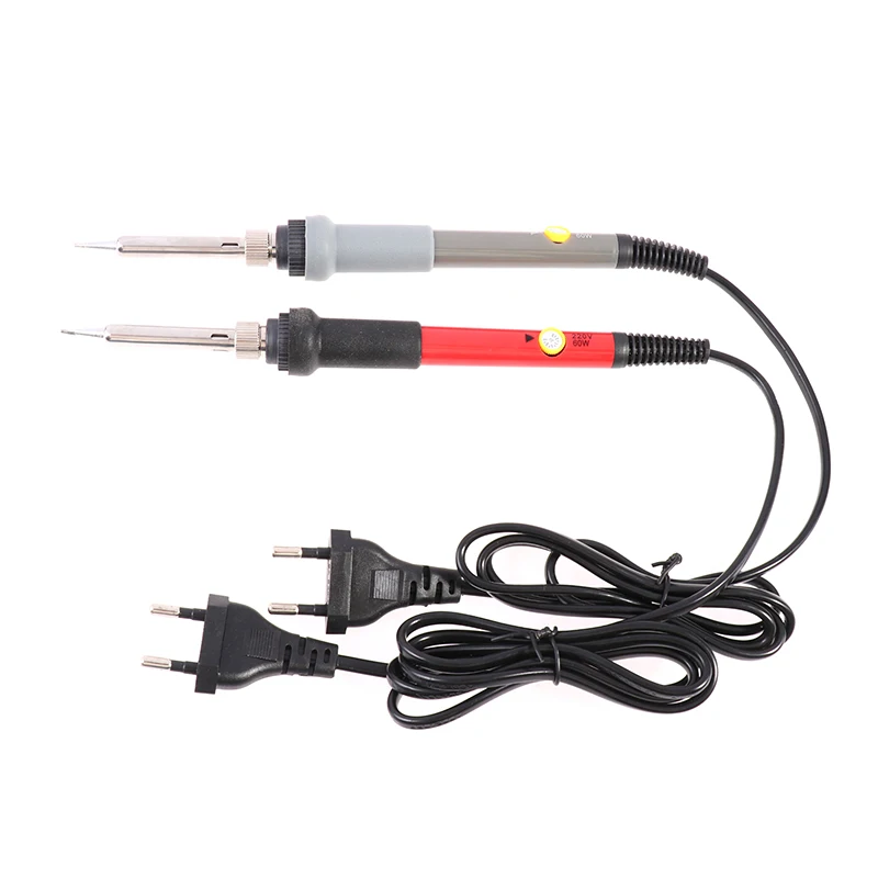 60W Temperature Adjustable Electric Soldering Iron 220V EU Plug 60W 18.5cm Solder Pen Welding Repair Tools 2Colors
60W Temperature Adjustable Electric Soldering Iron 220V EU Plug 60W 18.5cm Solder Pen Welding Repair Tools 2Colors