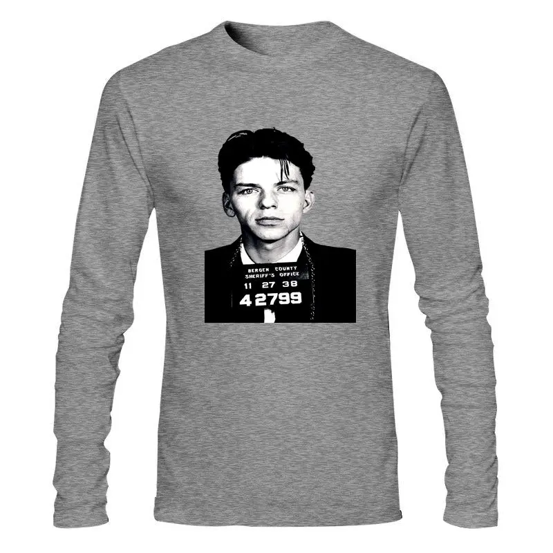 Мужская одежда, новинка, футболка Фрэнка Синатры мугшот для мужчин и женщин
Мужская одежда, новинка, футболка Фрэнка Синатры мугшот для мужчин и женщин