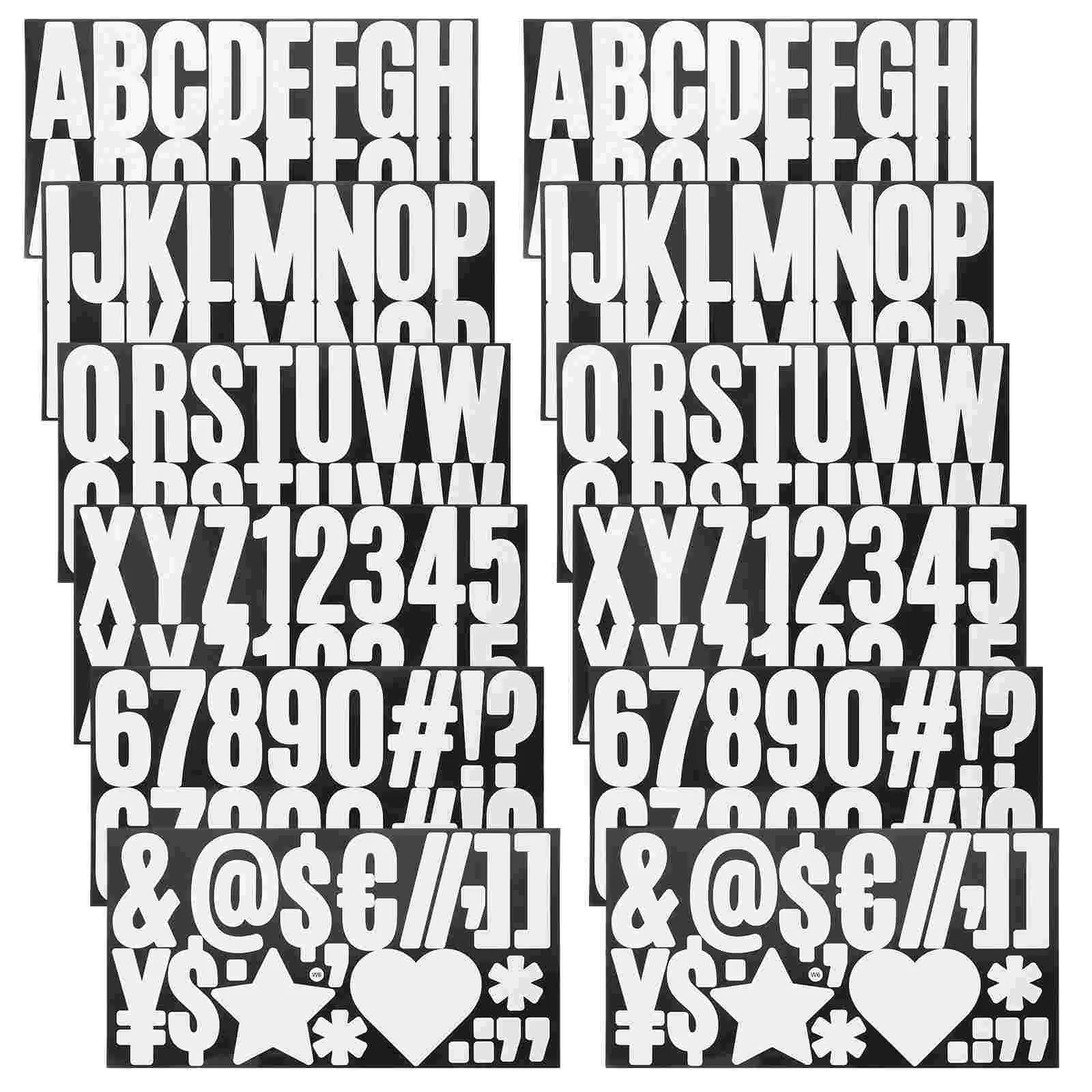 2 Sets Bulletin Letter Stickers Doorplate Decals Letters Alphabet Mailbox Removable Decor Tarpaulin Outdoor
2 Sets Bulletin Letter Stickers Doorplate Decals Letters Alphabet Mailbox Removable Decor Tarpaulin Outdoor