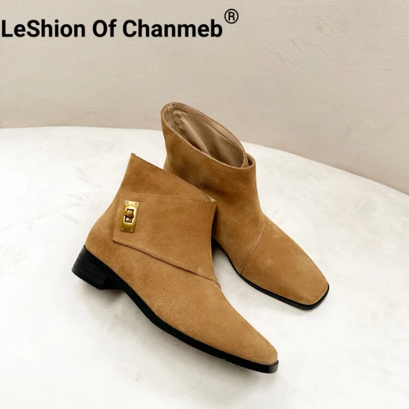 Ботильоны женские замшевые с квадратным носком, на осень/зиму, 33-40 
Ботильоны женские замшевые с квадратным носком, на осень/зиму, 33-40