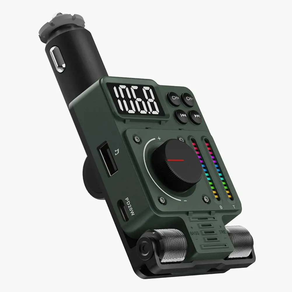 Car Mp3 Radio Bluetooth-compatible Fm Transmitter Qc3.0 Fast Charging Pd Hands-free Calling Music Player
Car Mp3 Radio Bluetooth-compatible Fm Transmitter Qc3.0 Fast Charging Pd Hands-free Calling Music Player