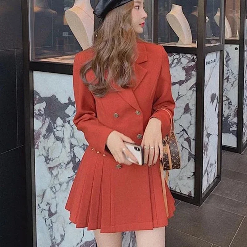 Fashion Hepburn Sexy Little Black Dress Women Business Suit French Style Double Breasted Office Lady Elegant Vestidos Red Dress
Fashion Hepburn Sexy Little Black Dress Women Business Suit French Style Double Breasted Office Lady Elegant Vestidos Red Dress
