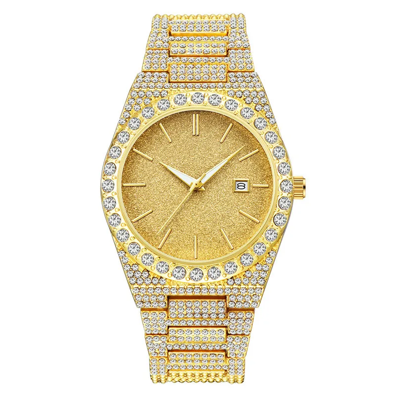 2022 Top Quality Golden Diamond Men's Luxury Band Simple Business Date Gold Quartz Watch Relogio
2022 Top Quality Golden Diamond Men's Luxury Band Simple Business Date Gold Quartz Watch Relogio