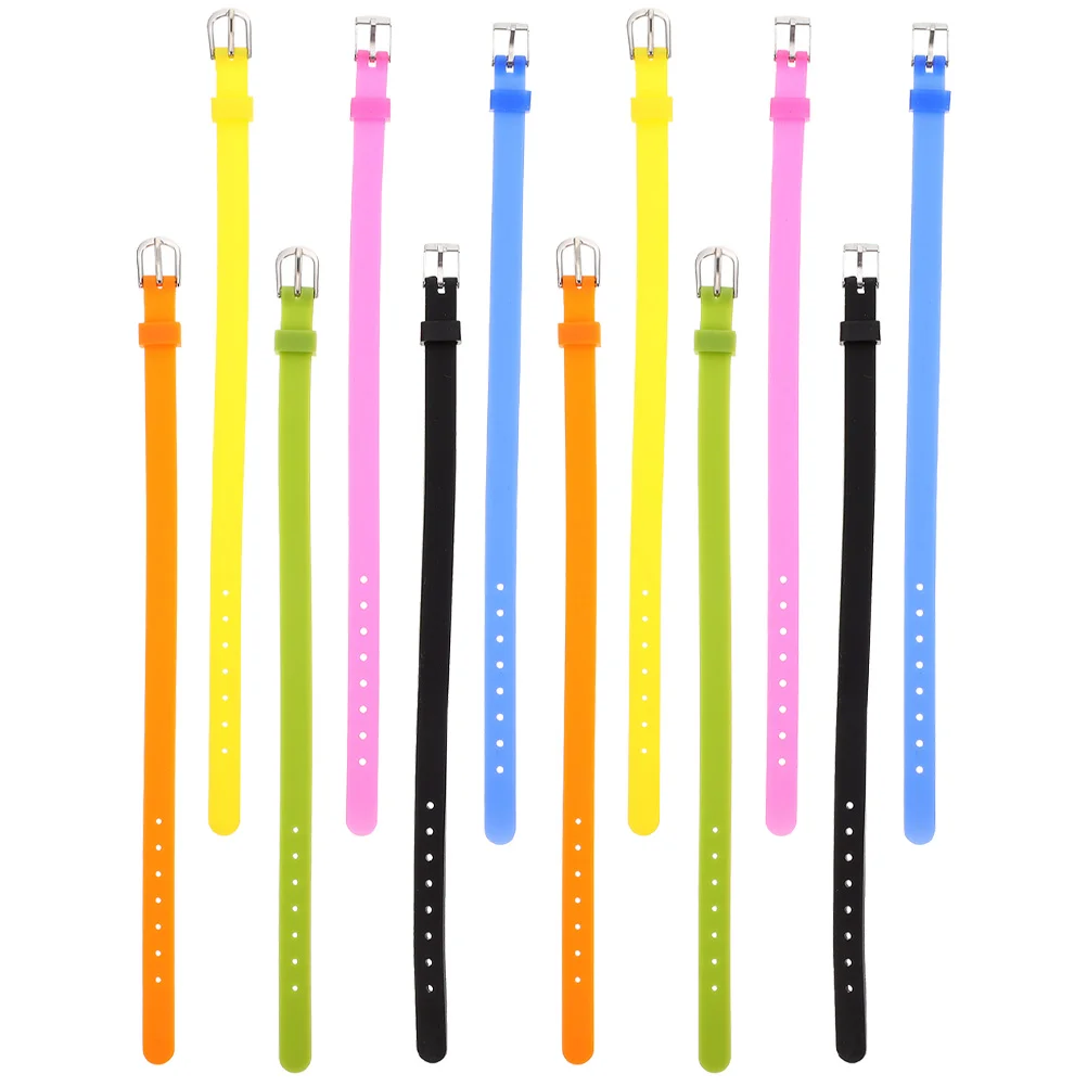 12Pcs Skin-friendly Bracelets Multi-use DIY Bracelets Watch Straps Watchbands 
12Pcs Skin-friendly Bracelets Multi-use DIY Bracelets Watch Straps Watchbands