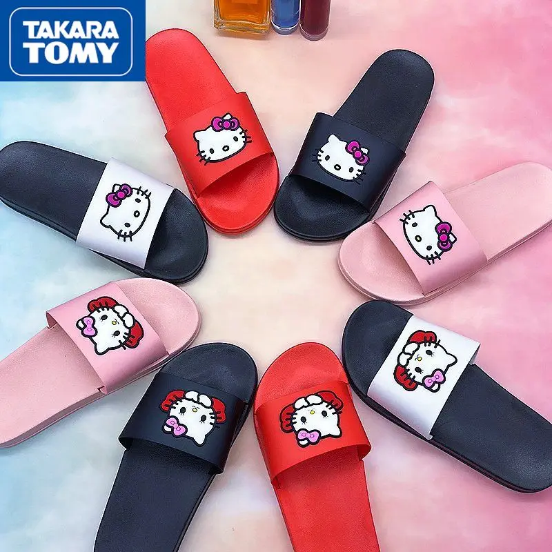 TAKARA TOMY Hello Kitty Women's Summer Home Indoor Bath Non-slip Slippers Wear-resistant Cute Couple Parent-child Slippers
TAKARA TOMY Hello Kitty Women's Summer Home Indoor Bath Non-slip Slippers Wear-resistant Cute Couple Parent-child Slippers