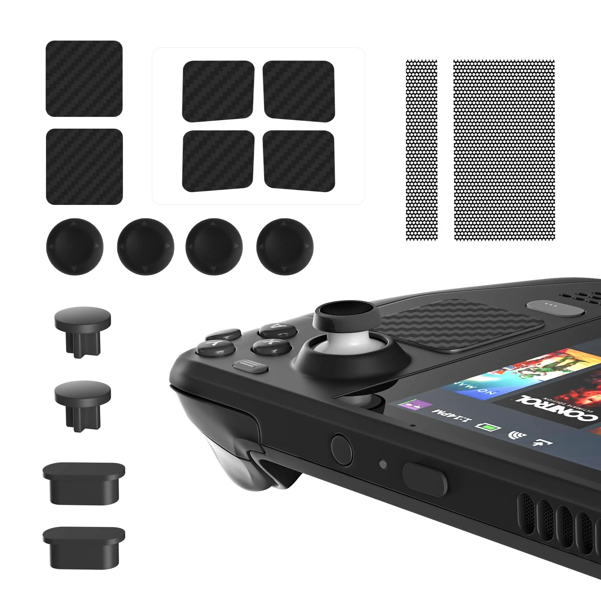 16 Pack Dust Proof Kit for Steam Deck, Protective Accessories for Steam Deck with Protective Sticker, Dust Plugs, Dust Cover
16 Pack Dust Proof Kit for Steam Deck, Protective Accessories for Steam Deck with Protective Sticker, Dust Plugs, Dust Cover