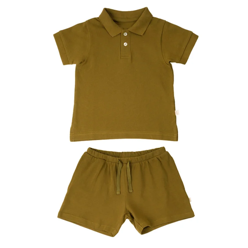 Infant Baby Boy Clothes Set Summer Girl Casual Solid Polo Shirt+Shorts Suit for Newborns Cotton Short Sleeve Children's Clothing
Infant Baby Boy Clothes Set Summer Girl Casual Solid Polo Shirt+Shorts Suit for Newborns Cotton Short Sleeve Children's Clothing